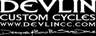 3 Devlin logo name full block reverse